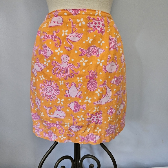 Lilly Pulitzer White Label Skirt Size 10 - Picture 11 of 14